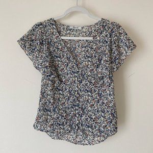 Madewell Floral Top